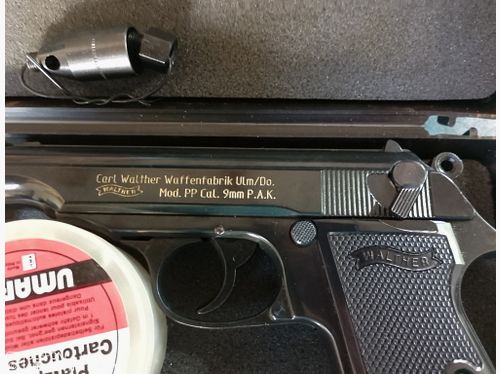 Walther P99 cal.9mm, Reizgas, Platzpatronen, Feuerwerk, Pistole