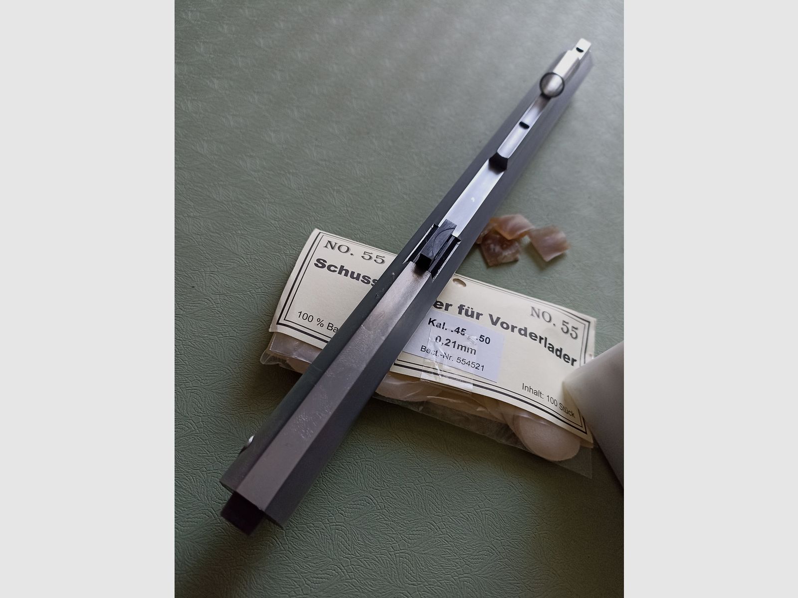 Charles Moore Steinschlosspistole cal .45Pedersoli (with original packaging) muzzleloader black powder