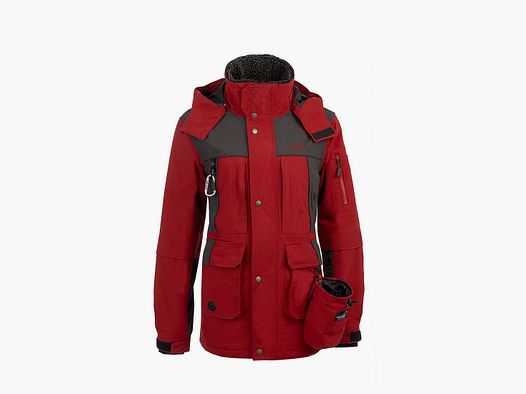 Arrak Outdoor Original Jacket Mujer Rojo Oscuro/Antracita 2XS