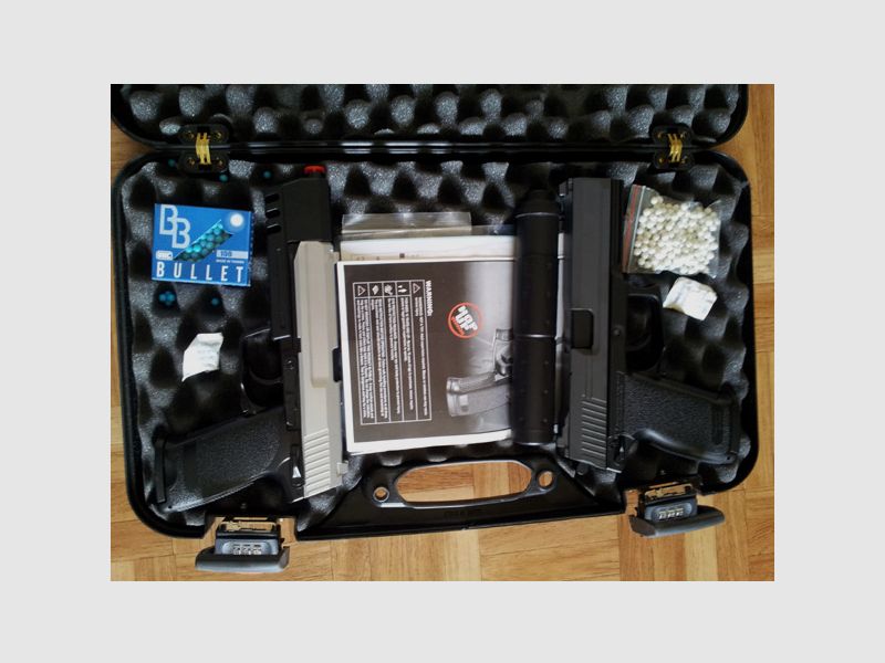 Colección de armas de softair con accesorios - a partir de 14 años, Hop-Ups