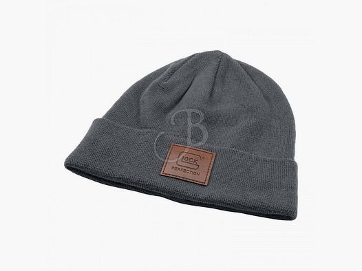 Glock – Beretto Beanie con logo in pelle