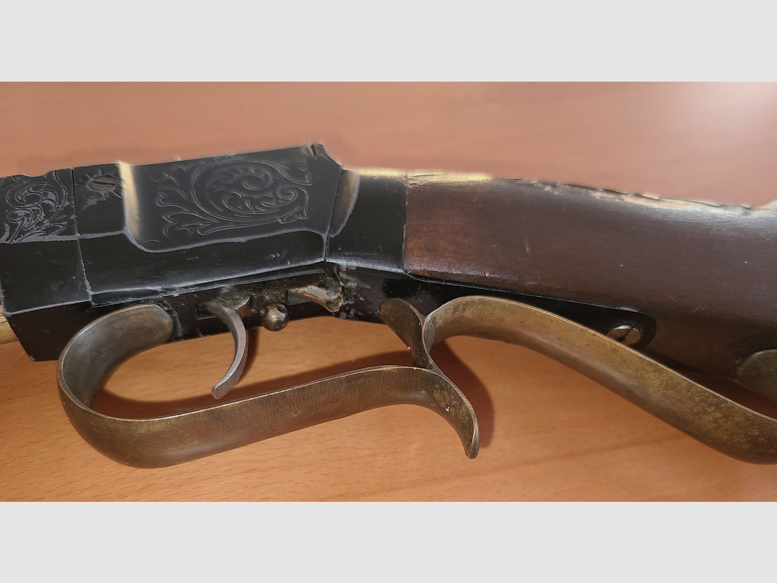 CARGADOR DELANTERO RIFLE / cal. 45 / PÓLVORA NEGRA / 6B / MADERA / B13102 / DEFECTUOSO