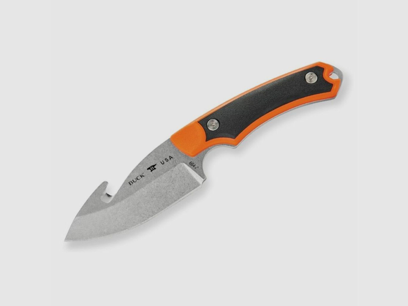 Buck Alpha Hunter Select Guthook Knife Orange