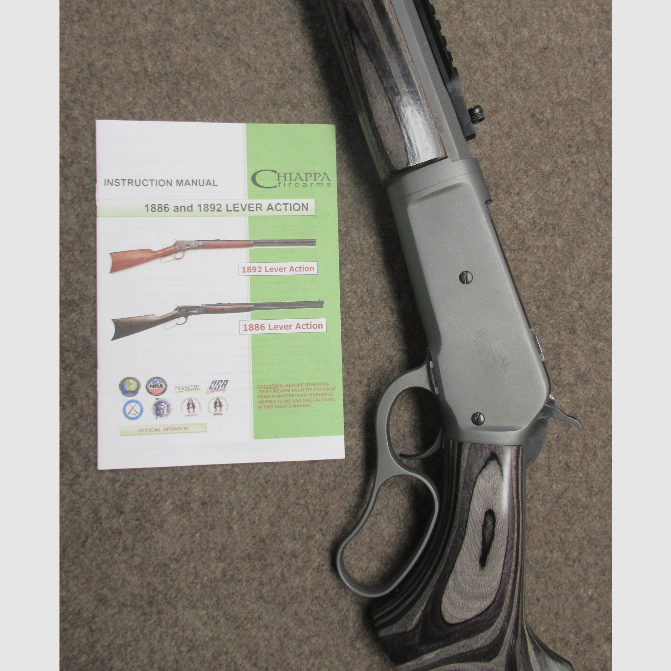 CHIAPPA hefboomgeweer mod. 1886 TD Wildlands kal. .45/70, afbeelding 3 van 3