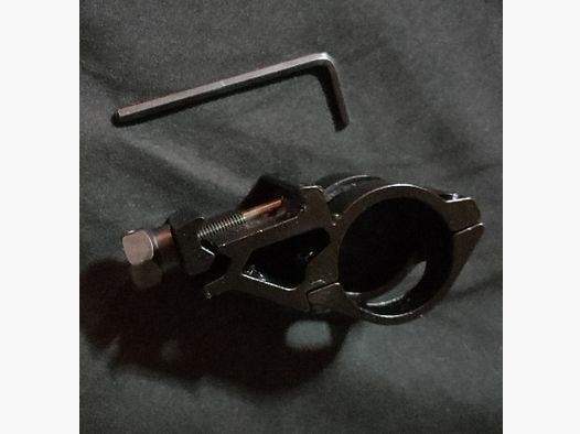 Zielfernrohr Picatinny Befestigung Montage Schnellspanner Taschenlampe 25,4mm  45° grad