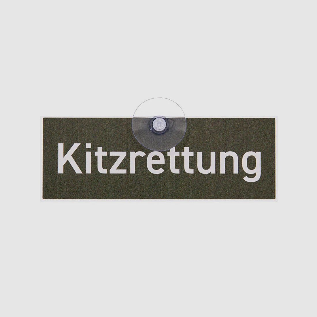 Autoschild met zuignap "Kitzredding" I