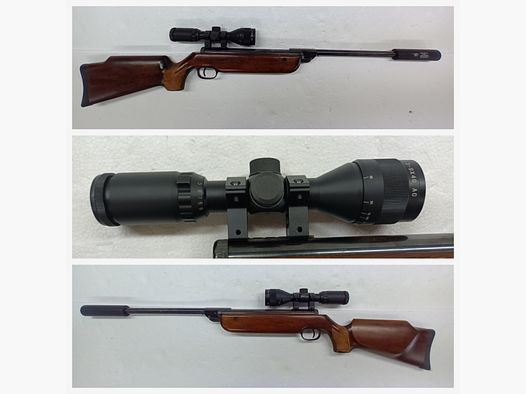 Walther LG55 air rifle + suppressor + scope 3-9x40 - TOP