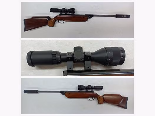Walther LG55 carabine à air + silencieux + lunette de visée 3-9x40 - TOP