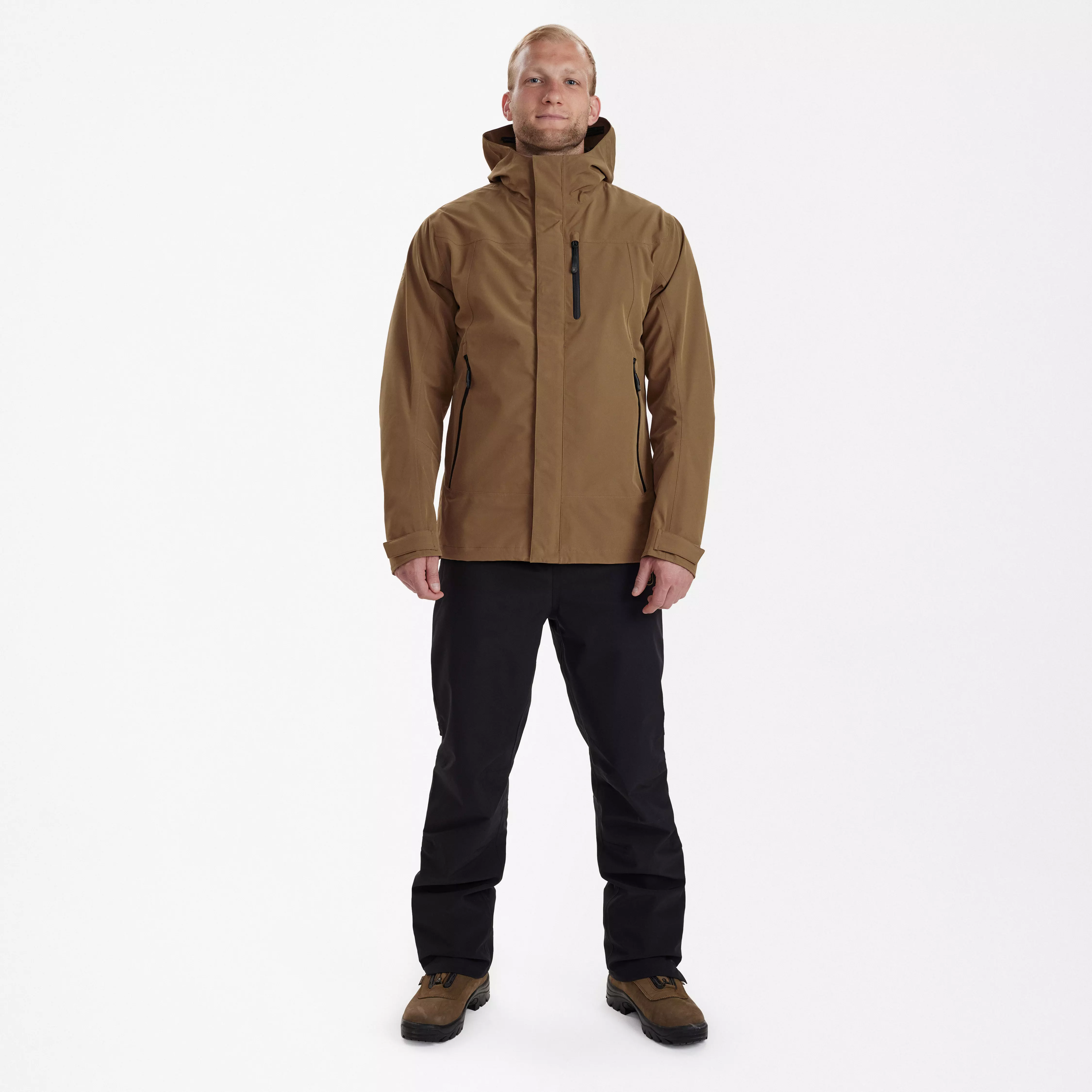 Sarek Shell Jacke mit Kapuze - Butternut, Bild 3 von 5