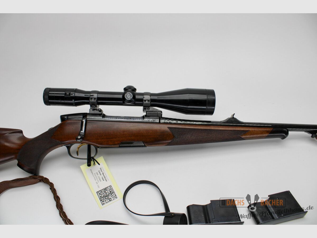 Bolt Action Rifle Steyr Mannlicher Luxury Cal. 7x64 with 3 Magazines and Zeiss Diavari ZA, image 6 of 8
