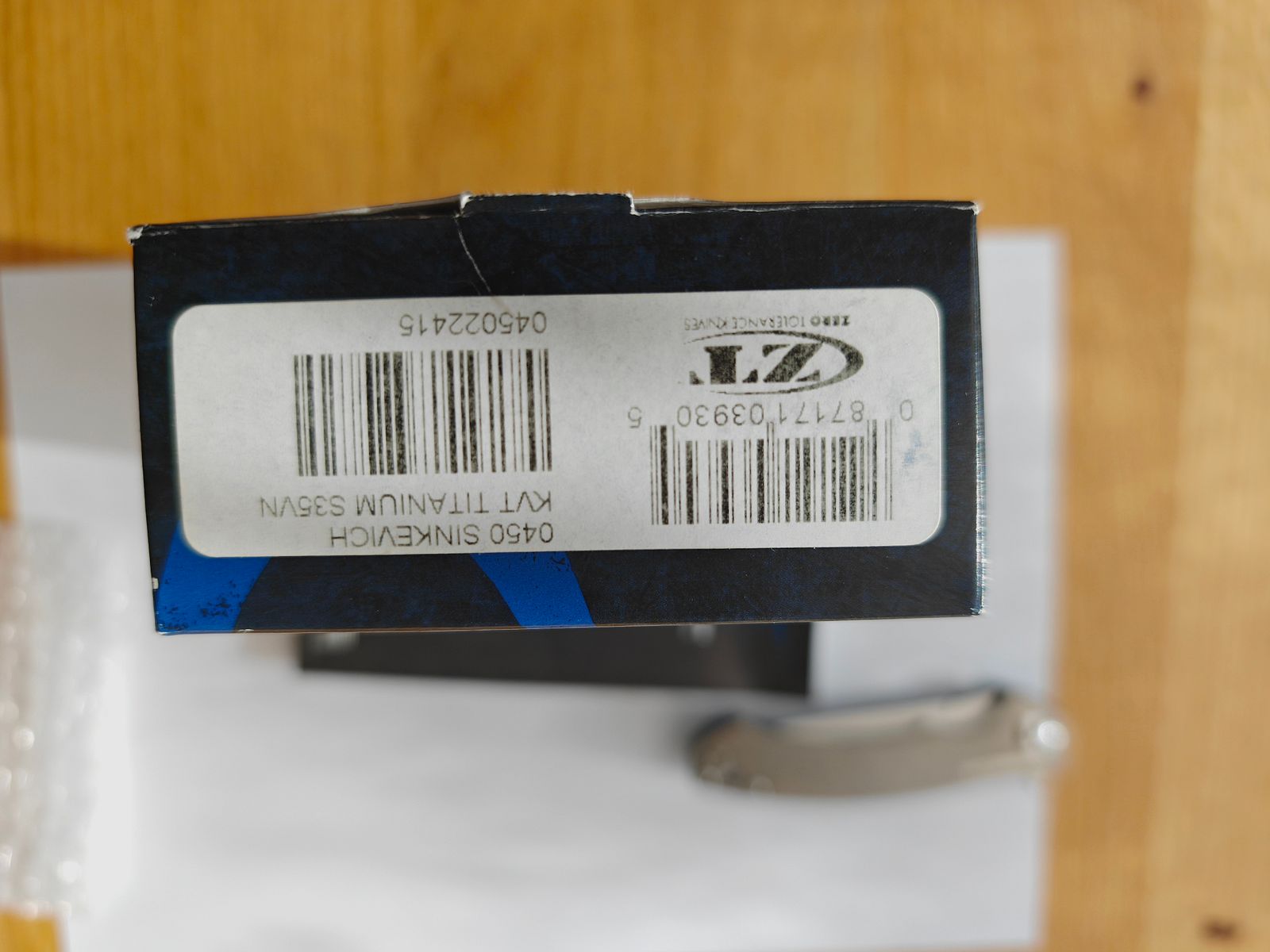 Zero Tolerance ZT 0450 Sinkevich Titan comme neuf