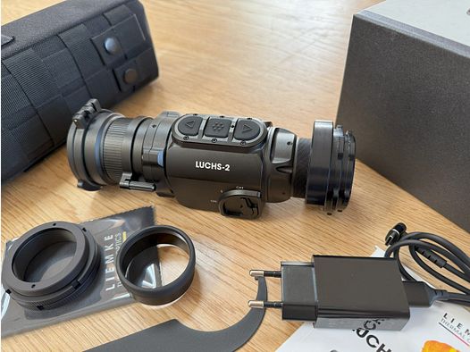 Liemke Luchs-2 dispositivo di montaggio incluso borsa, anello di messa a fuoco + adattatore di caccia preciso