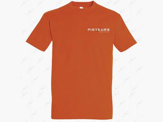 Heren T-shirt PISTEURS IMPÉRIAL oranje