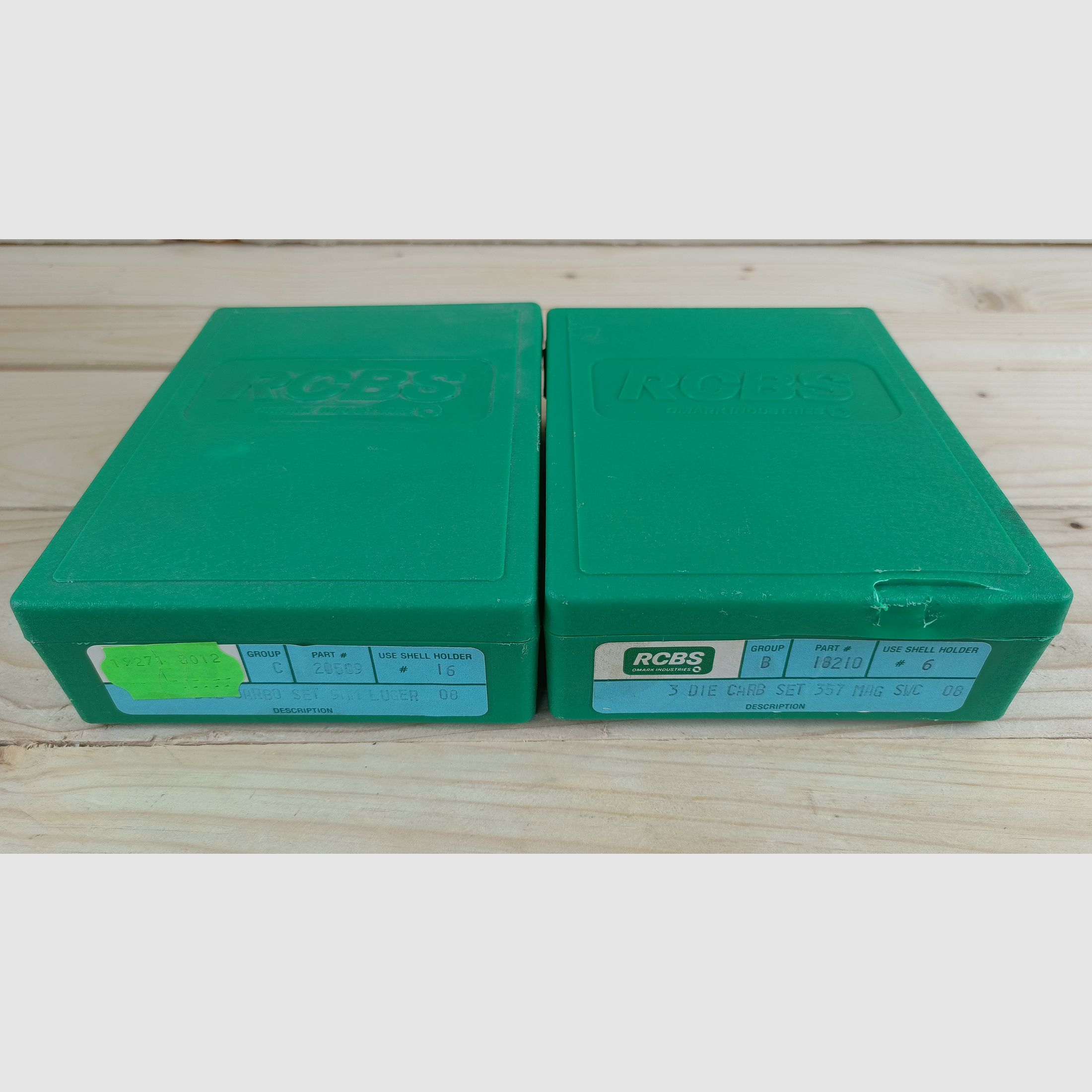 RCBS Set completo Rock Chucker, .357 Magnum e 9mm Luger *set top*