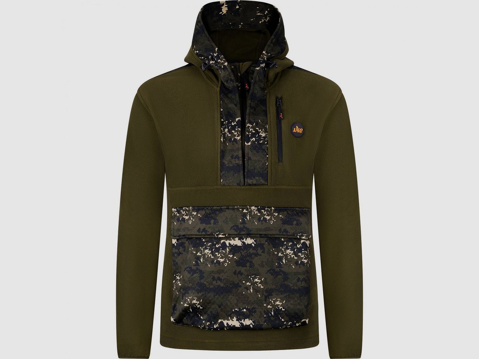 Hybrid Hoodie Shawk Uomo (Oliva/phantomX)