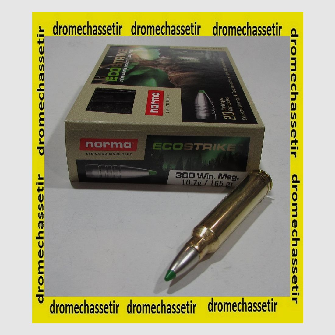 Pudełko 20 nabojów kal. 300 Winchester Magnum Norma Ecostrike 165 grain