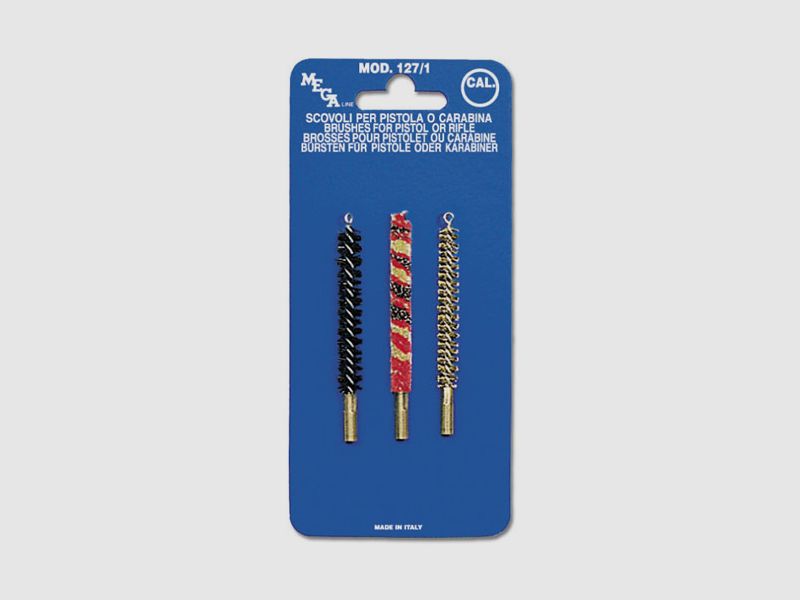 Kit 3 Brushes Cal. 9/38/357 Italian Thread