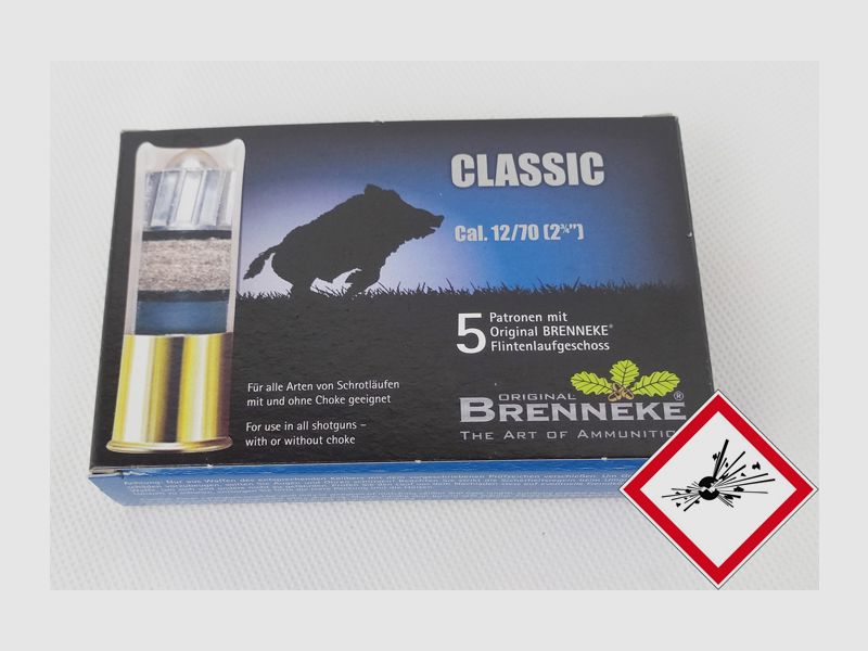 Brenneke Classic hunting cartridge cal. 12/70