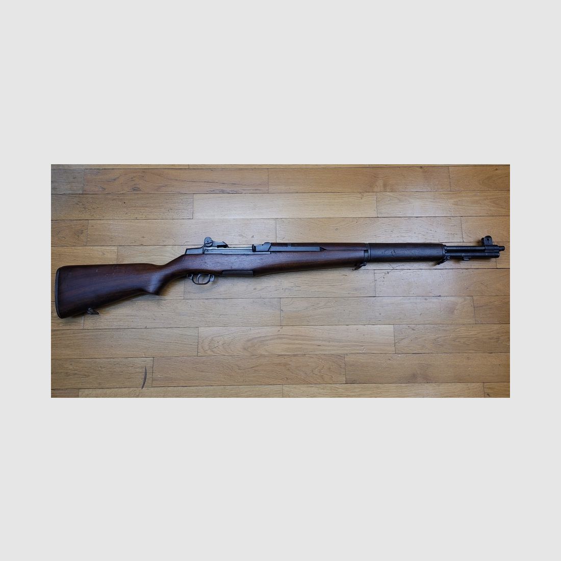 Sehr schöner und mythischer Selbstladeflinte Garand M1 - Originalkaliber 30-06 Springfield - Herstellung Winchester Oktober / November 1943 - Seltenes 100% originales Set - TBE, Bild 2 von 34
