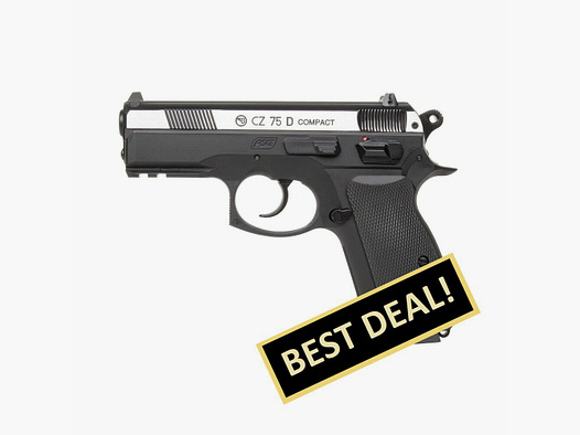 CZ 75D Compact Bicolor 4,5mm BB Luchtdruk CO2 Non BlowBack