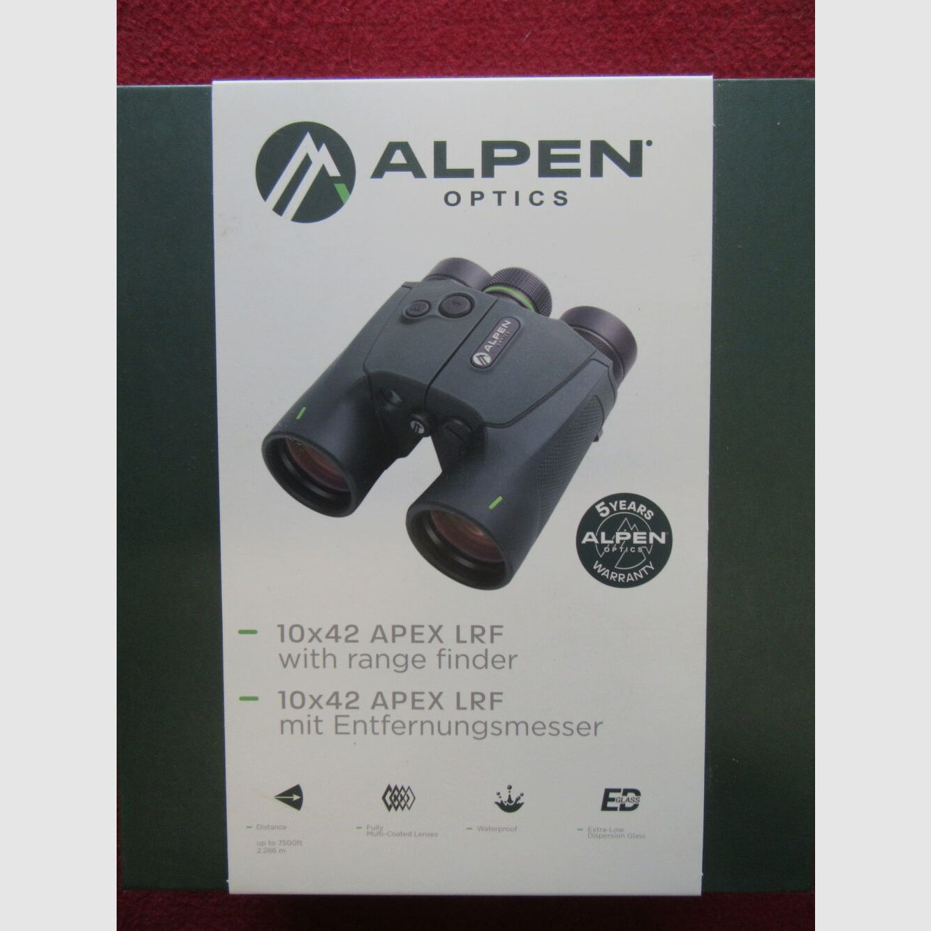 Alpen Optics 10x42 LRF