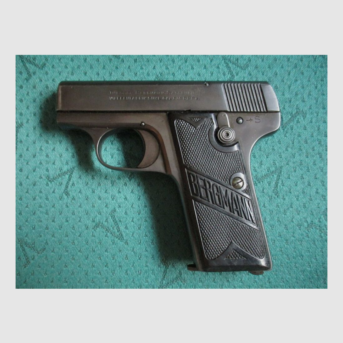Pistola 6,35mm Bergmann Nr. 3 dalla collezione 3