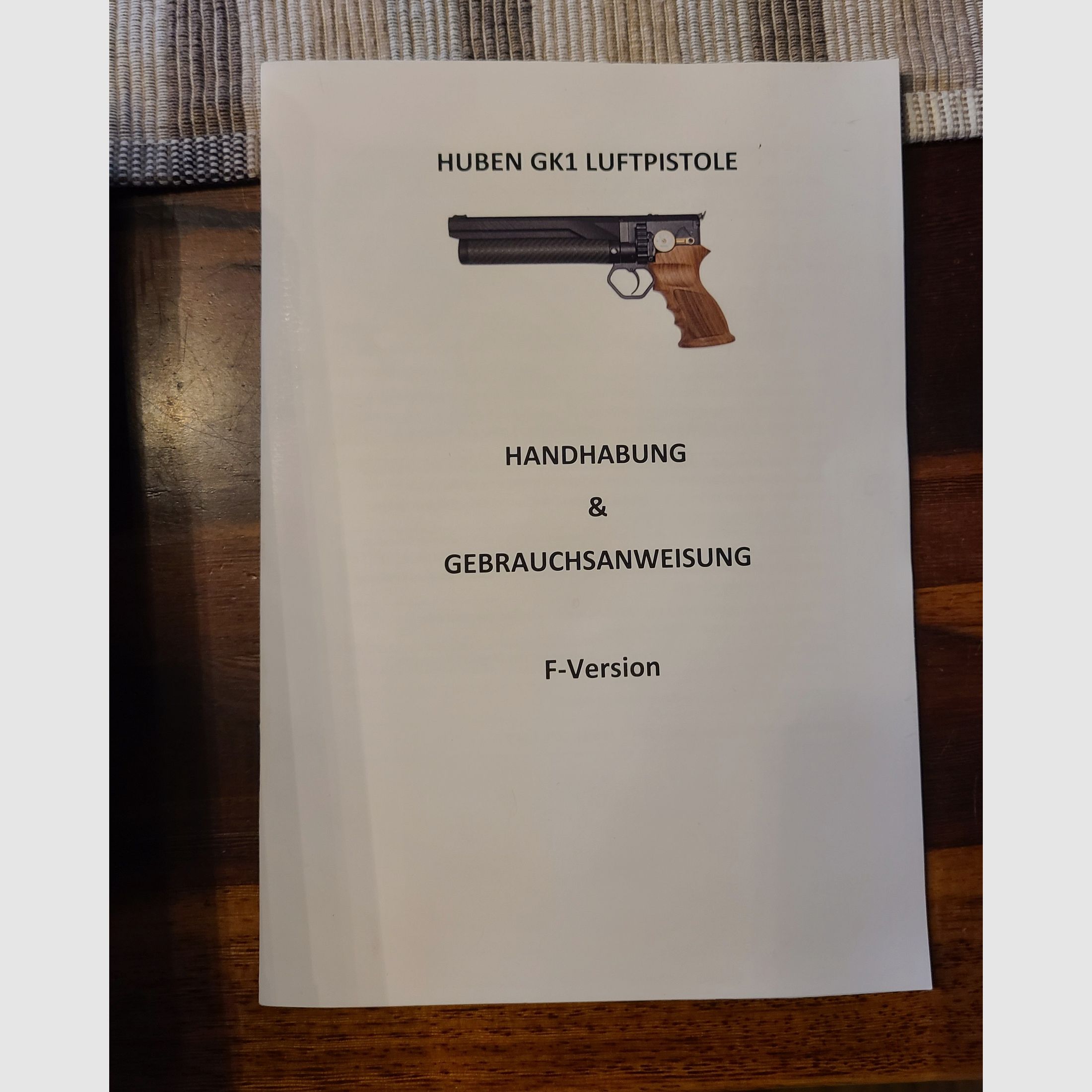 Huben GK1 carabine à air comprimé avec silencieux, image 1 sur 4