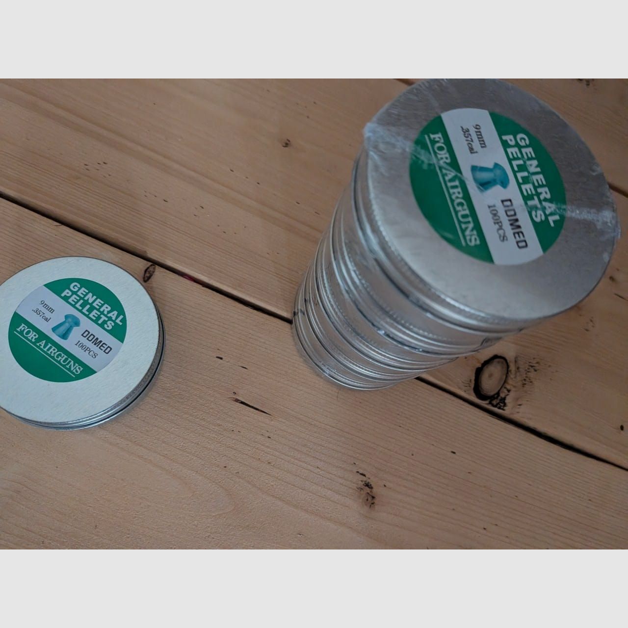 7x Dosen General Pellets 9mm (.35) Domed – fast 700 Schuss (5x Versiegelt!)