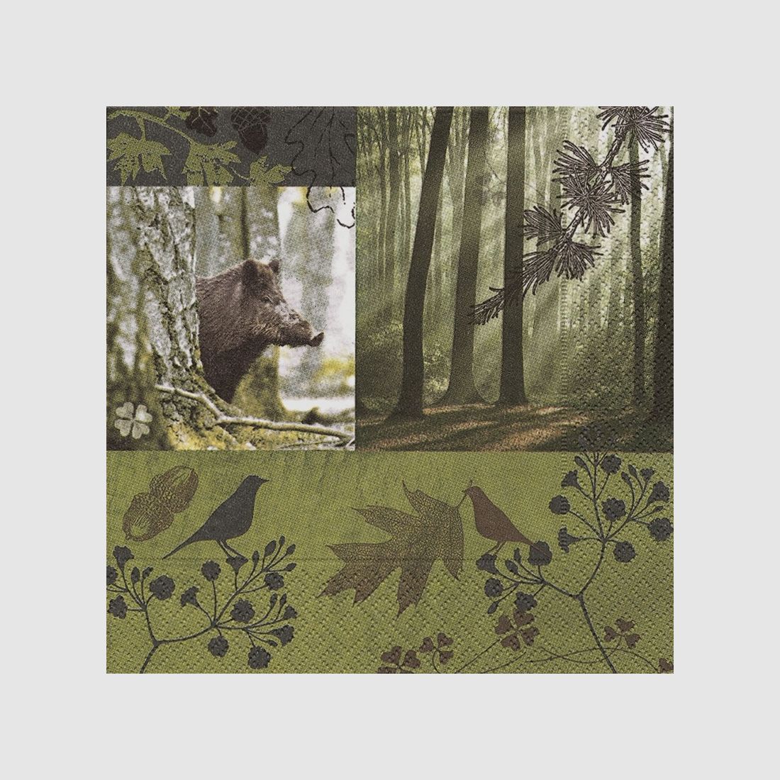 NAPKINS KEILER VERDE 20 PZ