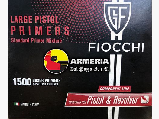FIOCCHI PRIMERS LARGE PISTOL