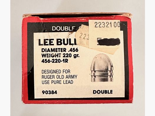 Lee Bullet Mold .456 220gr #456-220-1R #90384