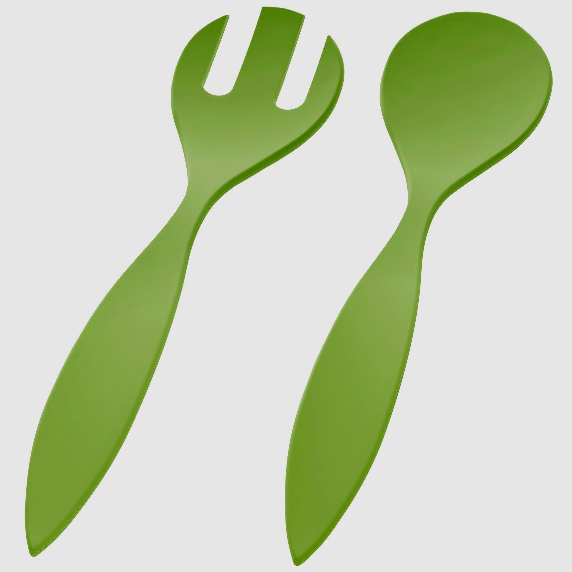 Posate per insalata verdi, immagine 1 di 4