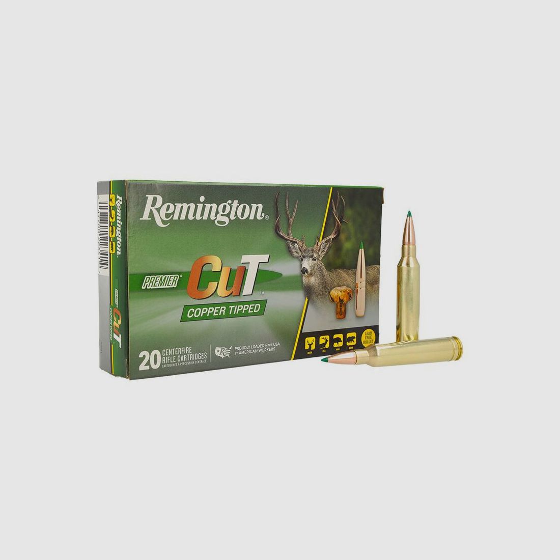 Remington Premier CuT Copper 7mm Rem. Mag. 150GR Tipped 20 Patronen