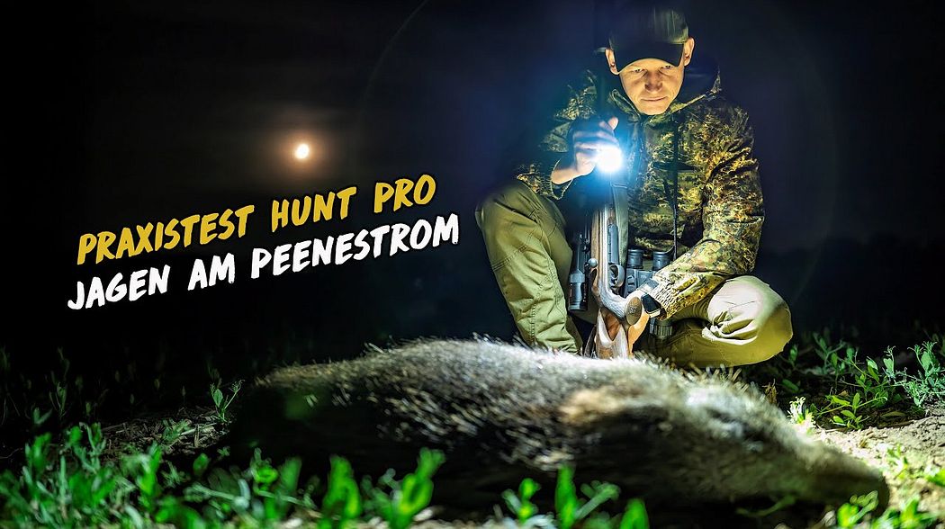 Praxistest Hunt Pro - Erbsenschutz bei Jagen am Peenestrom