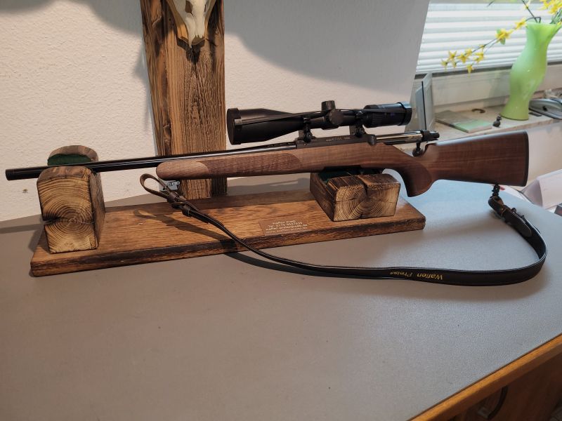 Steel Action HM 8x57IS Nußbaumschaft Geradzugrepetierer Zeiss V4 Leuchtpunkt kein Blaser Heym Kriegh