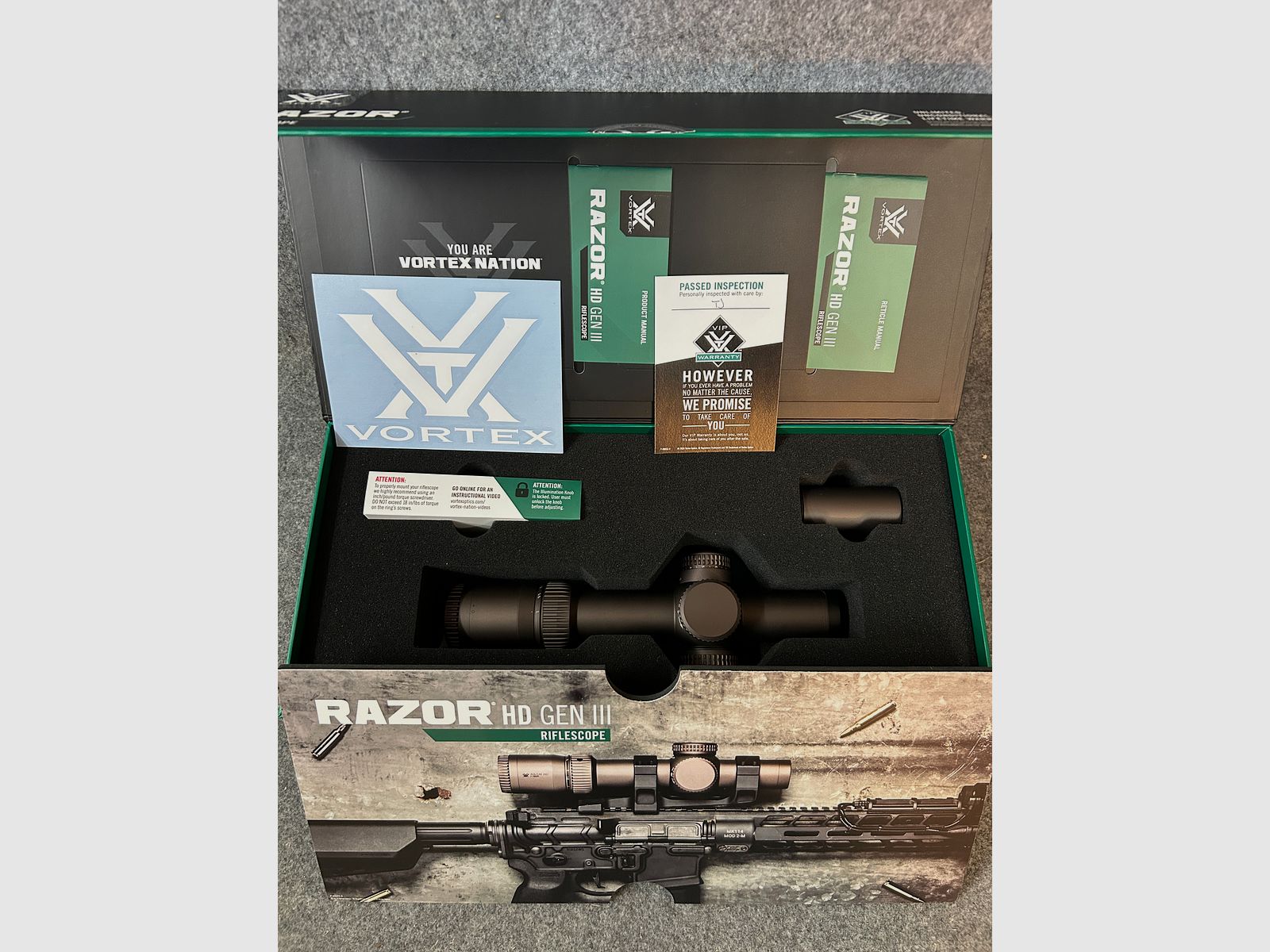 Vortex Razor HD Gen III 1-10x24 MRAD