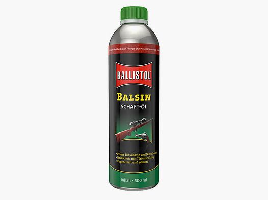 Aceite para ejes Balsin marrón rojizo - botella de 500 ml