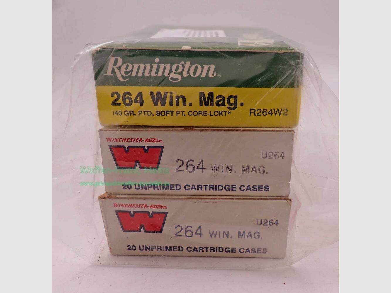Divers fabricants de douilles de fusil long, usagées .264 Winchester Magnum