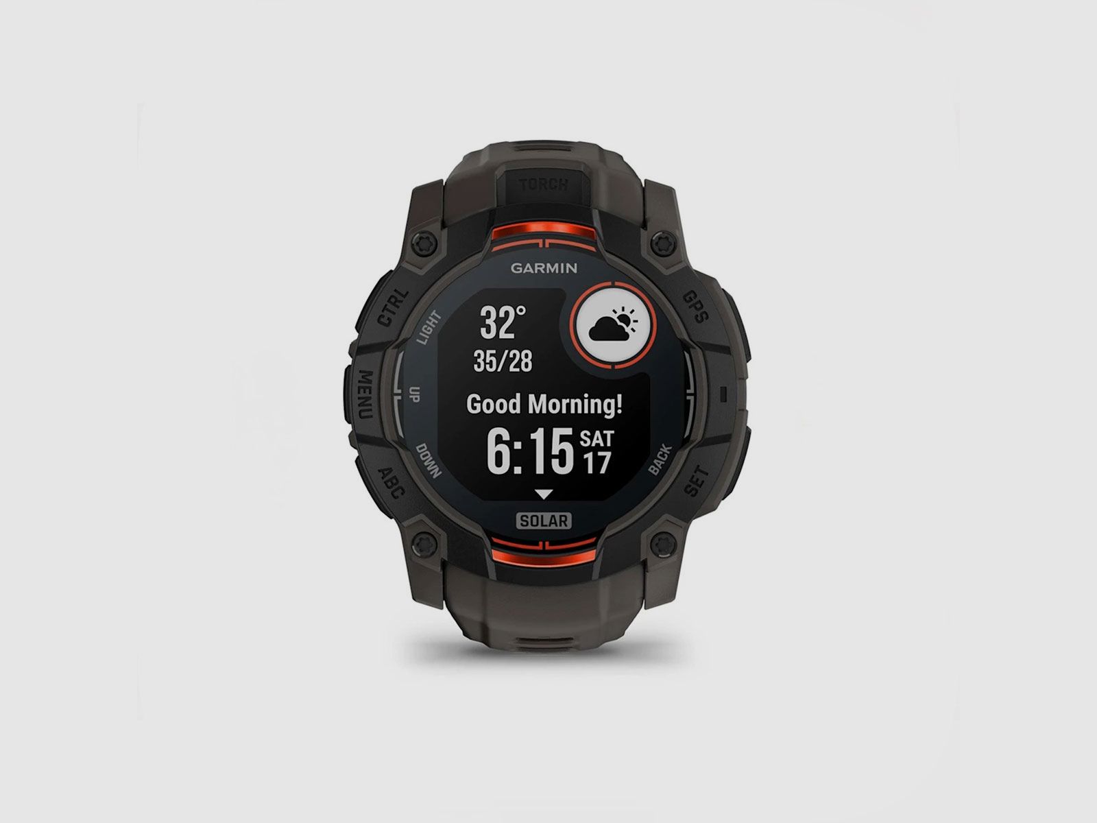 UHR – GARMIN – INSTINCT® 3 | 50MM | SOLAR | Schwarz mit Charcoal Silikonarmband, Bild 13 von 19
