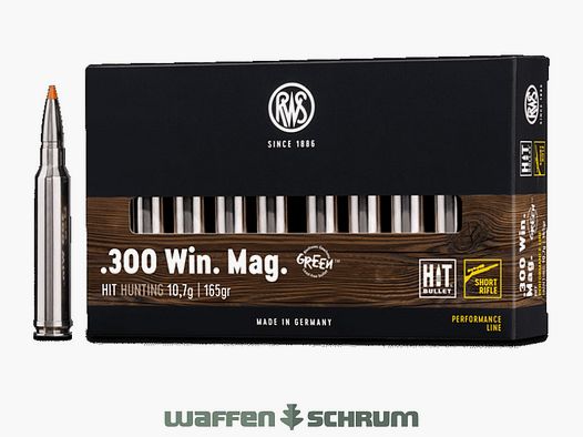 RWS HIT 10,7g - 165gr .300WinMag Short Rifle