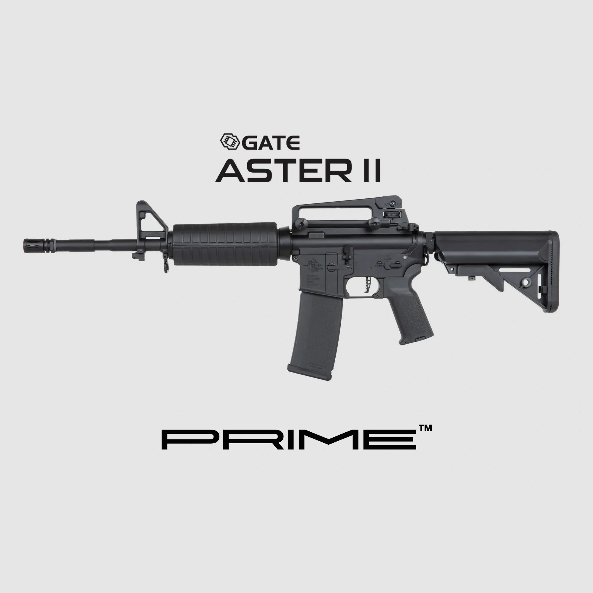 SA-P01 PRIME S-AEG mit ASTERII Bluetooth E.T.U, Dark Matter 27K Brushless Motor und Speedgears (BK)