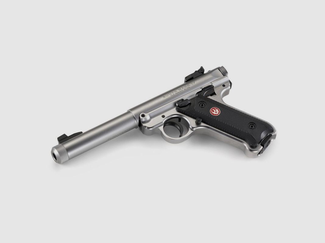 Ruger Mark IV Target stainless pistol 5.5" | Cal. .22 lr., image 8 of 8