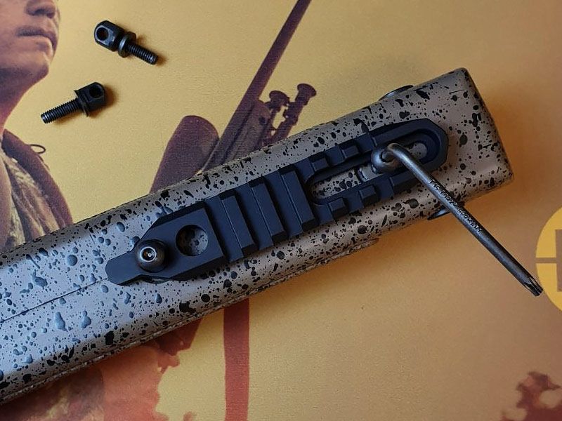 Rail Picatinny BERGARA en aluminium pour montage de bipied