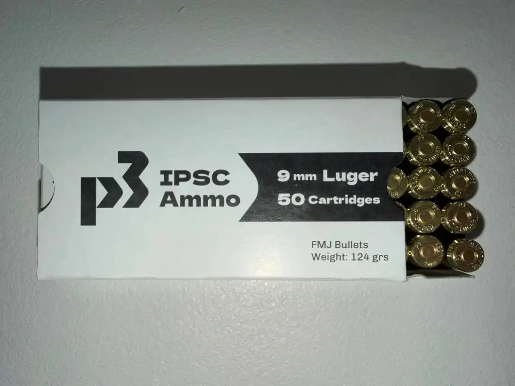 P3 Competition Ammo 9mm Luger 124gr 1.000 stuks