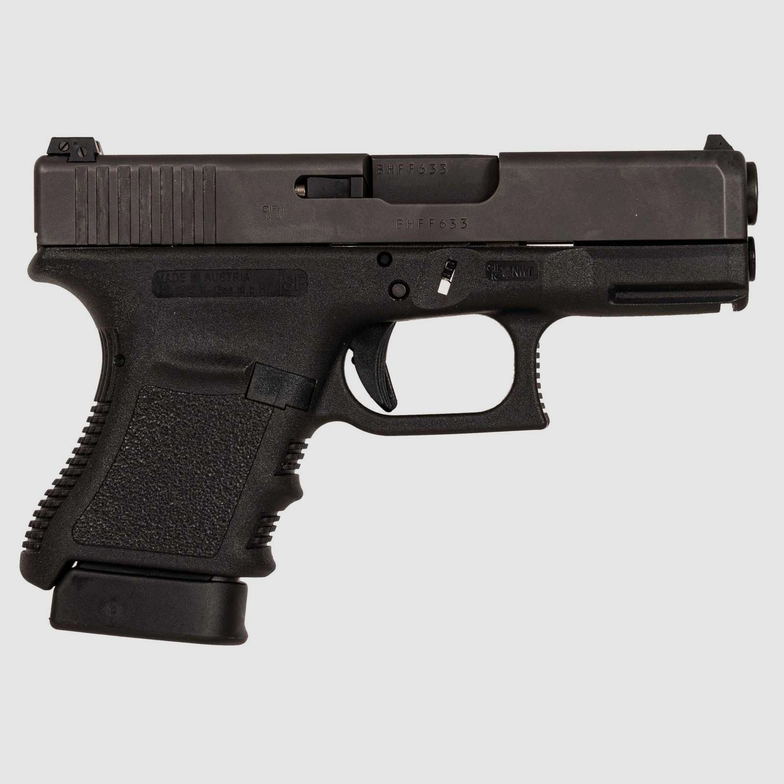 Glock 30 S Koffer, Ladehilfe, 2. Magazin, Bedienungsanleitung .45Auto