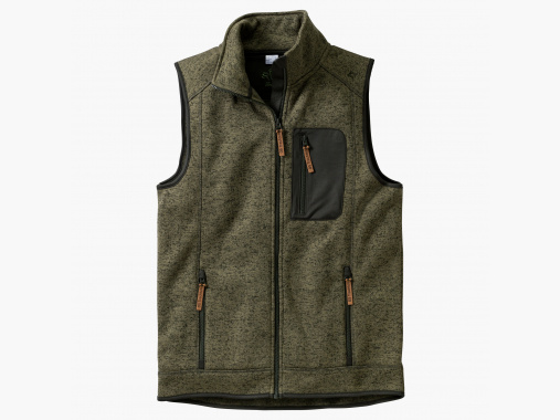 OS Trachten Heren Brei Fleece Vest | 5XL