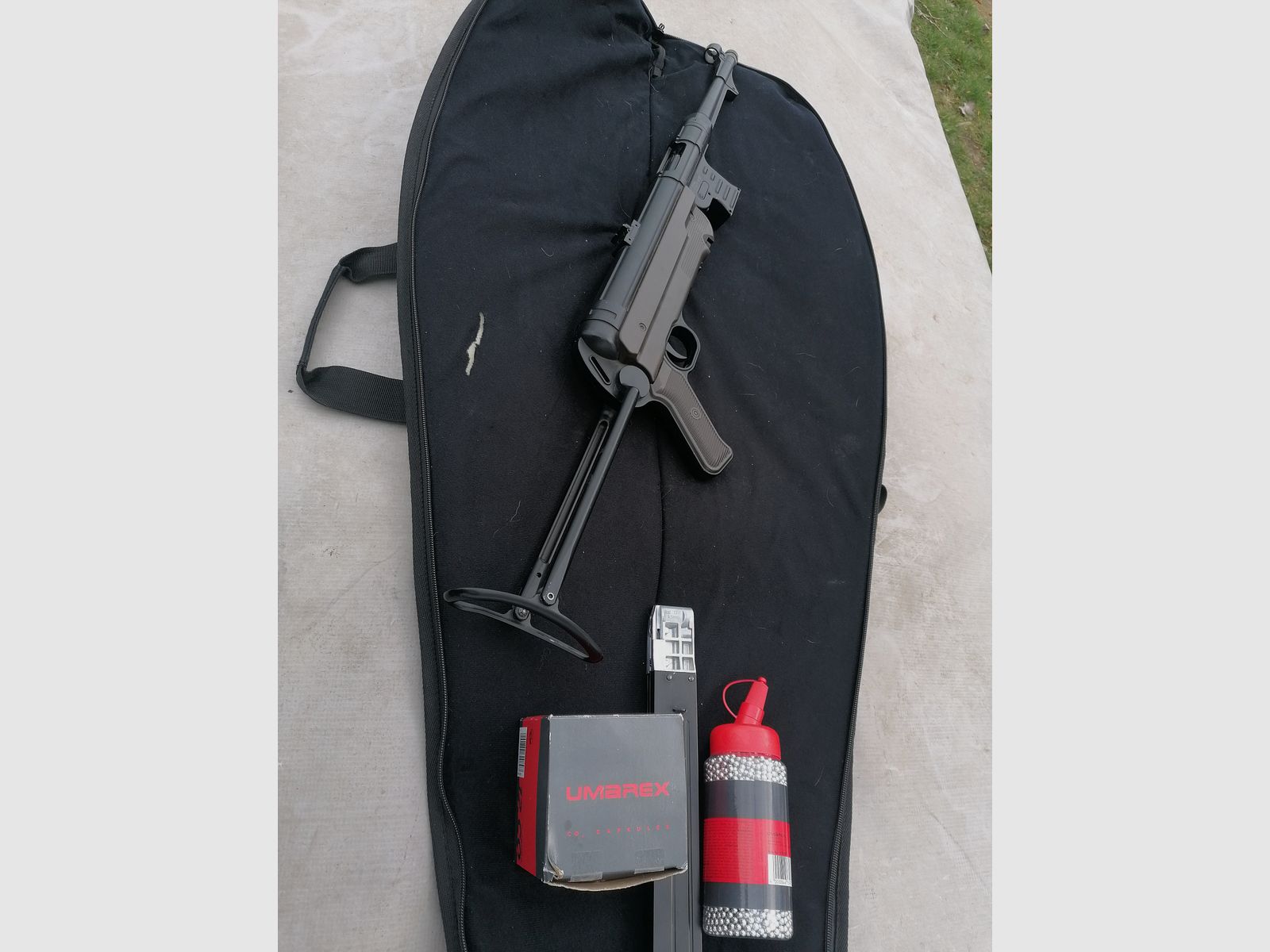 MP Alemán 4,5 mm Rifle de gas