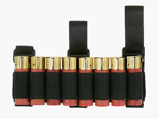 Arm shotshell pouch for 8 rounds - Black [8FIELDS]