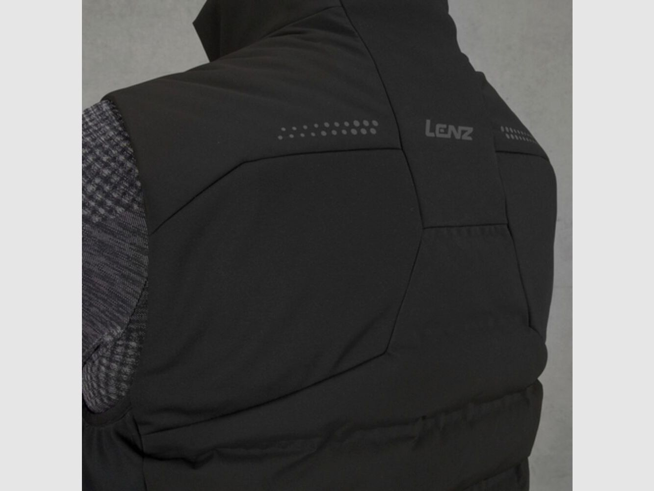 Lenz gilet riscaldato 3.0 unisex con HEAT PADS, nero - taglia 2XL (uomo), immagine 3 di 5
