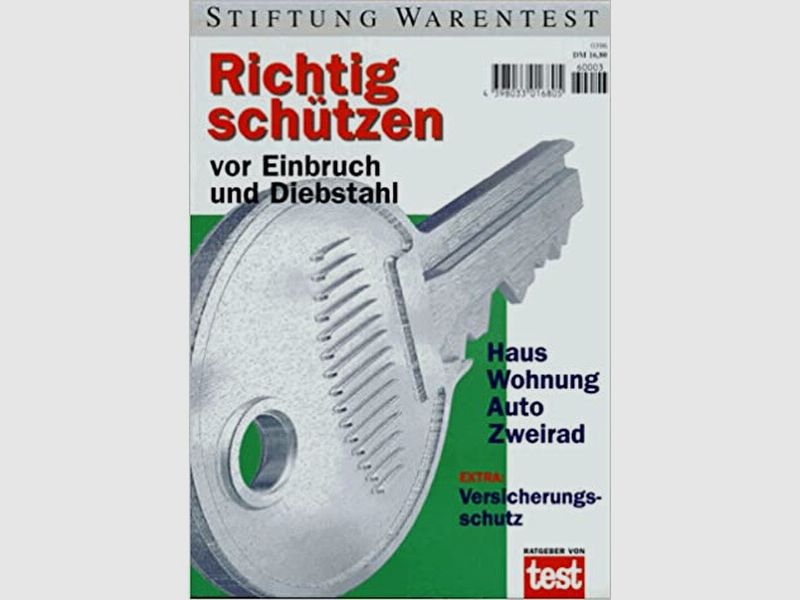Stiftung Warentest Einbruchschutz Heft